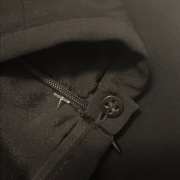 Giorgio Armani Black A Line Midi lined Skit SZ 44 US 10/12 100% Virgin Wool - Picture 11 of 13